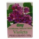 Dimy Fertilizante para Violetas 100g Adubo Especial Para Flores Mais Bonitas e Saudáveis