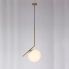 Dinamica Pendente Dcd02014 29x45 Dourado Vidro Branco