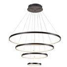 Dinamica Pendente Dcd03012 4 Aneis 125w 3000k Preto