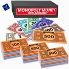 Dinheiro de Brinquedo Oreven, Reposição para Monopoly, 60 Cédulas Dinheiro de Brinquedo Oreven, Reposição para Monopoly, 60 Cédulas