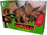 Dino World Triceratops com Som - Cotiplás