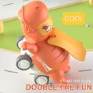 Dinosaur Children Push Toy Car Baby Boy Puzzle sem puxar par