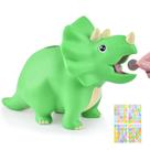 Dinosaur Piggy Bank PJDRLLC para crianças de plástico inquebrável