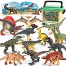 Dinosaur Toys OENUX Realistic Jurassic Figures com livreto de 3 a 5 anos