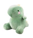Dinossauro Amarelo ou Verde Sentado Cartoon 24cm Pelúcia