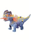 Dinossauro Anda Sozinho Solta Fumaça Emite Sons Luz