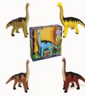 Dinossauro Braquiossauro 19cm Rex Amigo Dino Criança Menino Adijomar Brinquedos