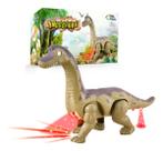 Dinossauro Braquiossauro Movimento Luz E Som Realista Pilha