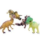 Dinossauro De Brinquedo Kit Coleção Peças De Borracha