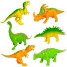 Dinossauro de Brinquedo Realista com Tiranossauro Rex Kit com 6 Dinossauro de Brinquedo Realista com Tiranossauro Rex Kit com 6