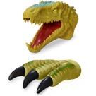 Dinossauro Dino Fantoche E Garra T-rex Verde - Adijomar
