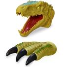Dinossauro Dino Fantoche E Garra T-rex Verde - Adijomar
