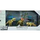 Dinossauro E Cenário Dino World 1103 Beast Alive Kit 4dino