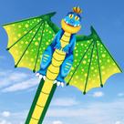 Dinossauro Kite Tcvents para crianças de 3 a 12 anos com alça e linha de 100 m