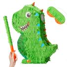 Dinossauro Pinata JOYIN T-rex com bastão de plástico e olhos vendados de papel