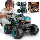 Dinossauro RC Monster Truck Gohero com luz e música 1:20 2,4 GHz
