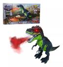 Dinossauro Rex Anda Solta Fumaça Emite Som De Rugido E Luz