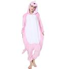 Dinossauro Rosa Adulto Pijama Kigurumi Macacão Fantasia Dinossauro Rosa Adulto Pijama Kigurumi Macacão Fantasia