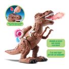 Dinossauro Solta Fumaça Emite Som E Luz Anda Sozinho - 665 bee toys Dinossauro Solta Fumaça Emite Som E Luz Anda Sozinho - 665 bee toys