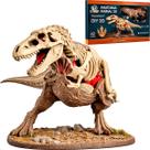 Dinossauro T Rex Anatomia 3D Educativo de Montar 42 peças - 50030
