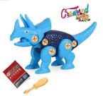 Dinossauro Triceratops brinquedo assemble kit Triceratops Dinossauro Triceratops brinquedo assemble kit Triceratops