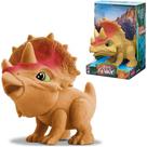 Dinossauro triceratops de vinil little dino na caixa - BAMBOLA