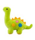 Dinossauro Verde Aquático Azul ou Verde Círculos Coloridos 26cm Pelúcia Dinossauro Verde Aquático Azul ou Verde Círculos Coloridos 26cm Pelúcia