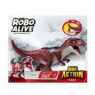 Dinossauro Zuru Robo Alive Dino Action T-Rex com Som Vermelho - 1108 - Candide