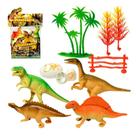 Dinossauros com 4 Peças e 6 Acessórios Art Brink - ZEIN