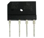 Diodo - ponte retificador gbj2510 - 25a 1000v