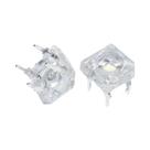 Diodos LED Piranha F5 De 5mm, 100 Peças, Branco, Vermelho, Verde, Âmbar, Transparente, 4 Pinos,