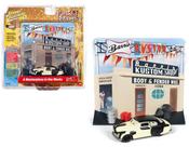 Diorama Barris Kustom Shop Mercury 49 Johnny Lightning 1/64