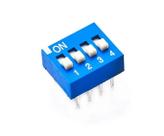 Dip Switch 04vias - Azul 180g