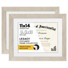 Diploma Frame Coleção Americanflat Legacy 11x14 - Conjunto de 2