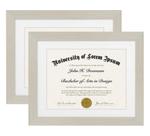 Diploma Frame Coleção Americanflat Legacy 11x14 - Conjunto de 2