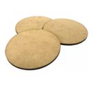 Disco 10 unid. Placa Redonda MDF Cru 3 mm 25 cm Artesanato