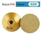 Disco Abrasivo Lixa Diamantada Desbaste e Polimento Mármore Granito Pisos Porcelanato 50mm