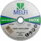 Disco Aço Inox Para Emerilhadeira 4,5 x 115 x 1 x 22,23mm Disco Fino - Melfi