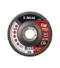 Disco Atlas Abrasivo Flap 115mm G80 Zirconia - At25/80 - Atlas - Unitário Disco Atlas Abrasivo Flap 115mm G80 Zirconia - At25/80 - Atlas - Unitário