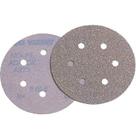 Disco C/ tiras autocolantes 152mm P150 A275 6 Furos - Norton