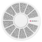 Disco caviar de metal branco 1mm