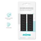 Disco Cogumelo para Caderno Inteligente Preto 24mm Mimo 20 Unidades