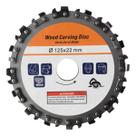 Disco Corrente De Motosserra Para Lixadeira E Esmerilhadeira 115 x 22mm Corte Desbaste Madeira