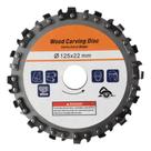 Disco Corrente De Motosserra Para Lixadeira E Esmerilhadeira 115 x 22mm Desbaste Madeira