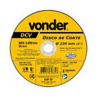 Disco corte 230,0 x 2,0 x 22,23 vonder Disco corte 230,0 x 2,0 x 22,23 vonder