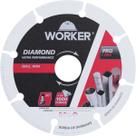 Disco Corte Diamantado Para Metais Aço Aluminio Cobre Worker