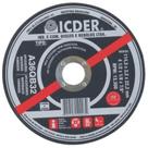 Disco Corte Ferro 4.1/2x1/8x7/8" 2 Telas - Icder