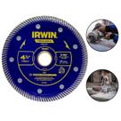 Disco Corte Porcelanato Diamantado Turbo Irwin 4 3/8'' 110mm Mármore Granito Cerâmica Serra Makita