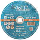 Disco Corte Refratario Itambe 7''X1/8''X7/8''- 2 Telas - Cf-22