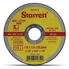 Disco Corte Starrett Aço Carb/inox 115x1,0x22,2mm com 5 Peçass Disco Corte Starrett Aço Carb/inox 115x1,0x22,2mm com 5 Peçass
